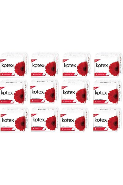 Kotex Ultra Normal 8x12 96 Adet Hijyenik Ped