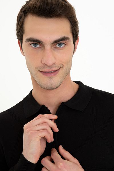 Pierre Cardin Men's Black Sweater G021SZ0TK.0001277626