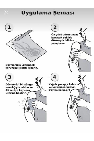 Mecit Tuhafiye Akrep Örümcek Kertenkele Geçici Dövme 9x19 cm