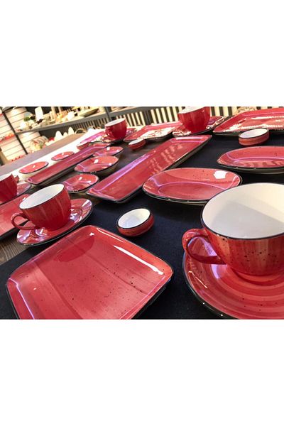 Bonna Porselen Passion Gourmet Series 33 Piece Breakfast Set for 6 People