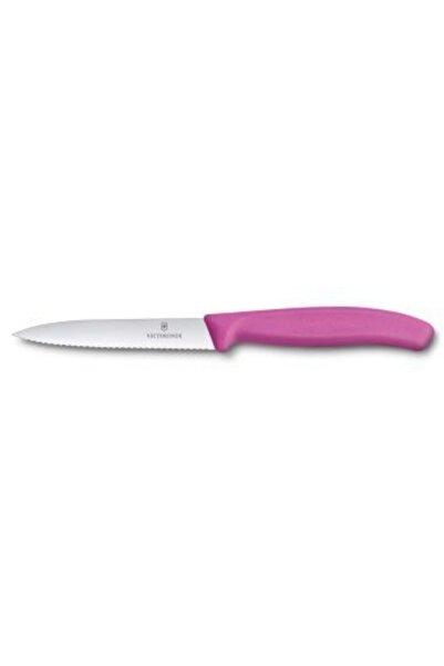 Victorinox 10cm Soyma Bıçağı Pembe