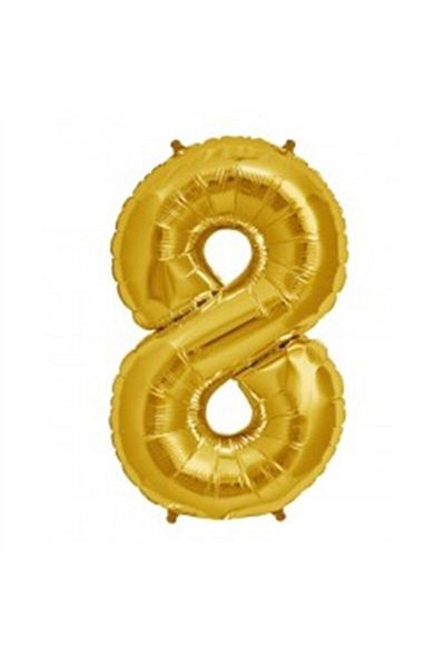 KBK MARKET 40 Cm 8 Foil Number Balloon 16 Inch
