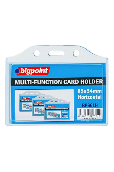 Bigpoint Multi-Purpose Card Container Horizontal 85x54mm 10-Piece Bag