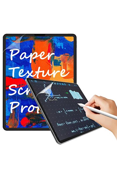 NovStrap Ipad 7.nesil 10.2 Inç Uyumlu Paper Like Ekran Koruyucu Kağıt Hissi Veren Tasarım Mat Yüzey
