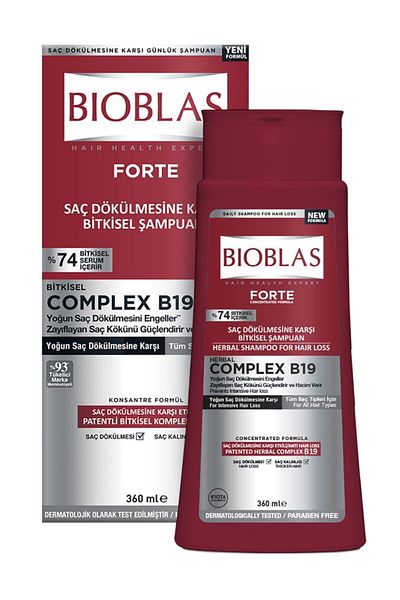 Bioblas 360 Ml Forte Intensive Anti-Hair Loss Shampoo