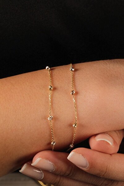 Güler Kuyumculuk Altın Dorika Toplu İkili Bileklik