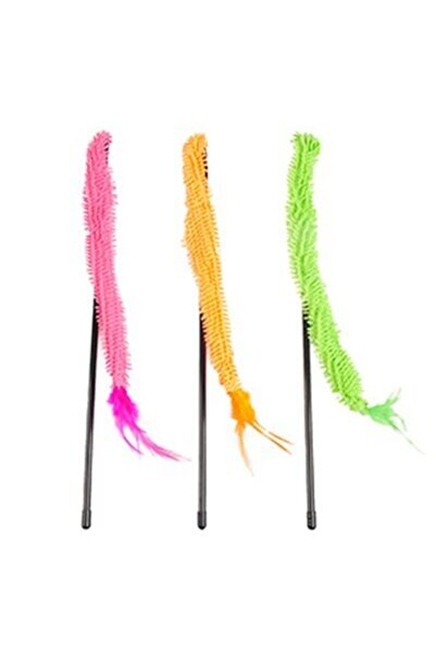 Flamingo صنارة صيد القطة من القماش المتدلي 45 سم