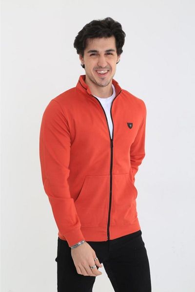 Rey Polo 408 Men's Judge Collar Cardigan