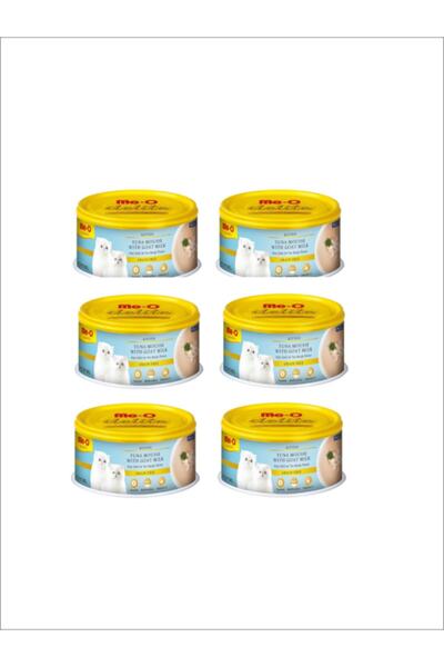 me-o Delite Tahılsız Keçi Sütlü Ton Balıklı Ezme Yavru Kedi Konservesi 80 Gr ...