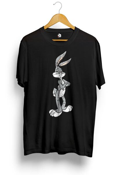 karikatürstore Looney Tunes Bugs Bunny Vintage Baskılı Tişört