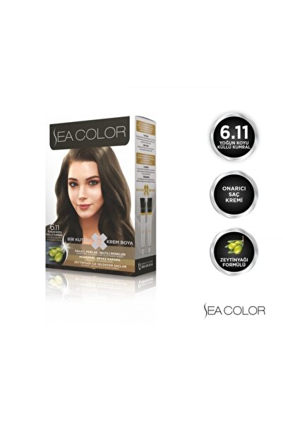 Sea Color 6.11 Yoğun Koyu Küllü Kumral Set Boya
