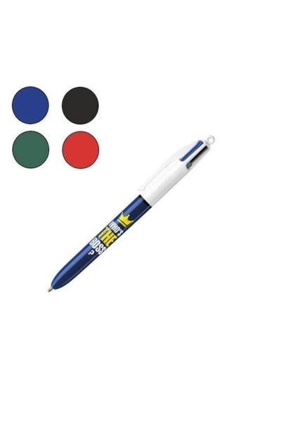Bic قلم حبر جاف 4 ألوان رسالة