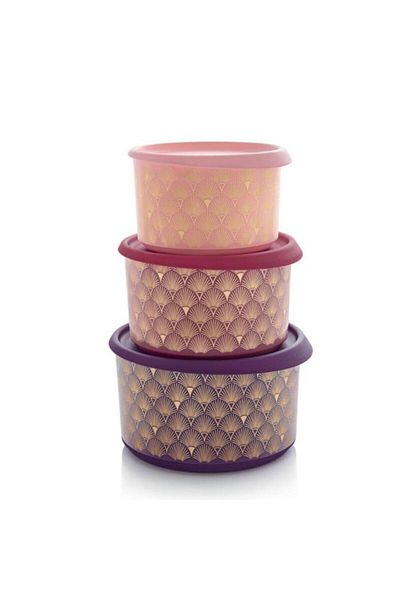 Tupperware Single Finger Glitter Set Refrigerator Storage Container Hsgl
