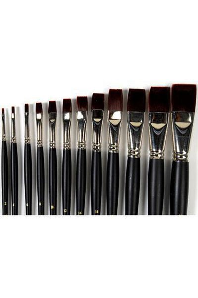 Vincent Σειρά 2000 Samur Flat Synthetic Brush - Νο:12