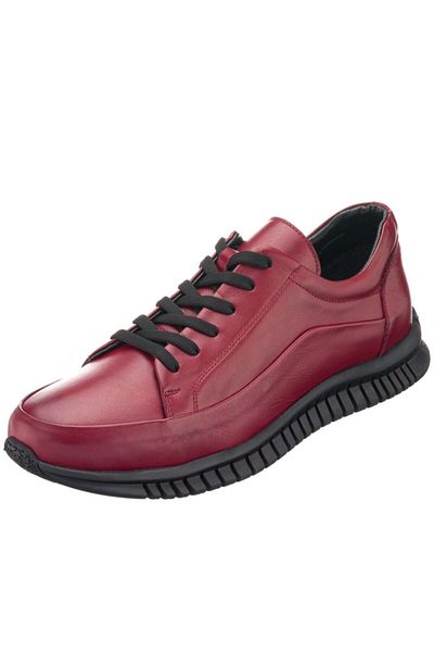 İriadam 45 - 46 - 47 - 48 -49 - 50 G1053461 Claret Red Rubber Sole Large Size Calf Leather Comfortable Wide Fit Er