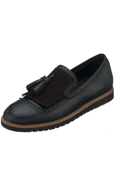 İriadam Black 4 Seasons Top Quality Thermo Sole Large Size Men's Shoes