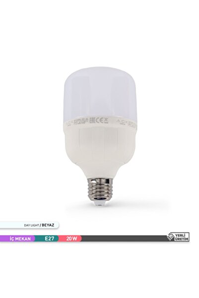 ACK T80 Led Ampul 6500k Beyaz Işık 1800lm 220-240v 20w E27