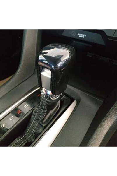 Generic Brand مقبض ناقل الحركة باللون الأسود البيانو متوافق مع Honda Civic Fc...