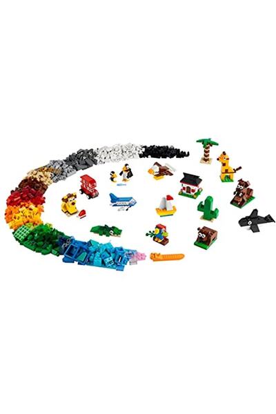 LEGO Classic Dünya Turu 11015 - Yaratıcı Çocuklar Için Simgeleşmiş Hayvan Oyu...