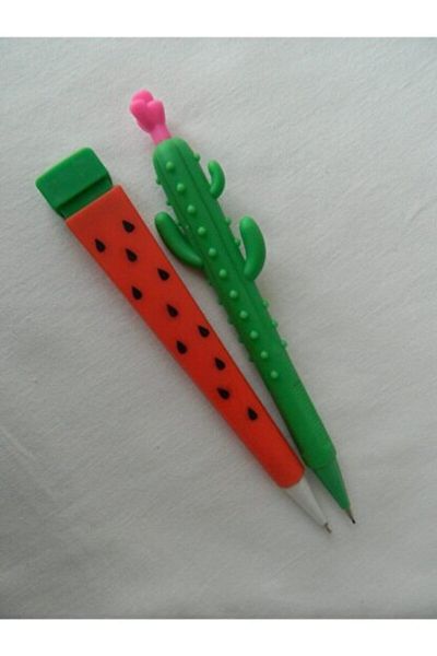 Rolly Pack of 2 Versatile Tip Pen 0.7 Watermelon + Pink Cactus