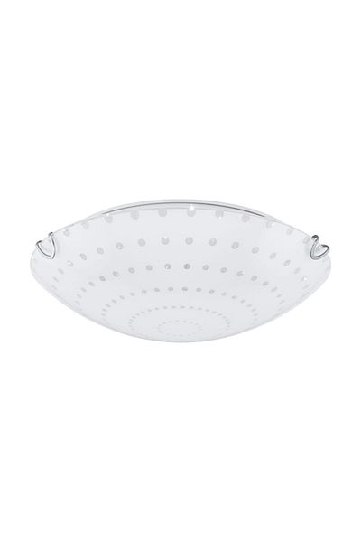 Eglo 34044 Dotorbe White Cast Steel Wall - Ip20 Led, 12W Max: Diameter