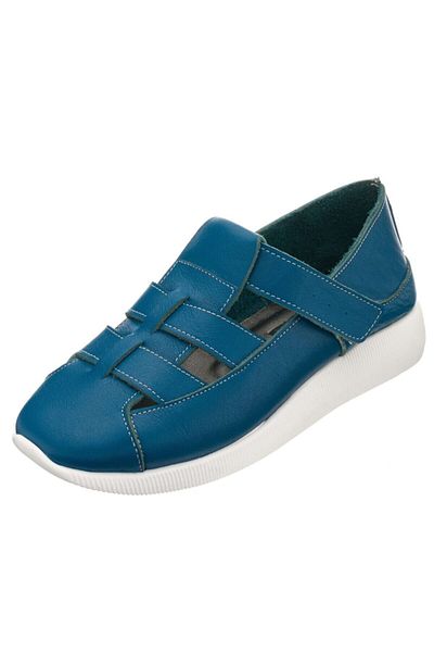 İriadam N2021 Petrol Blue Velcro Belt Adjustable Wrist Orthopedic Comfortable Sole in Numbers 41-42-43-44