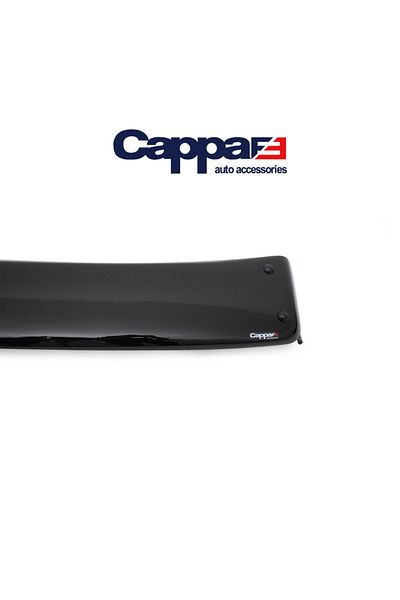 Cappafe Ford Courier Front Window Sunshade Visor Hat Visor Terek (ABS) Piano Black 2014 and After