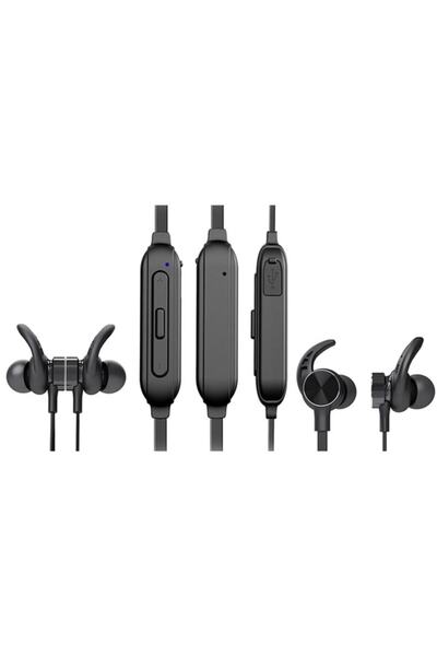 Hytech Hy-xbk95 Boyun Askılı Mıknatıslı Bluetooth Spor Kulak Içi Siyah Kulaklık Mikrofon