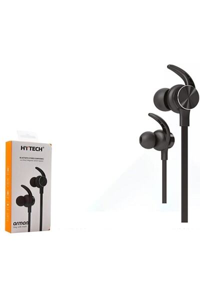 Hytech Hy-xbk95 Boyun Askılı Mıknatıslı Bluetooth Spor Kulak Içi Siyah Kulaklık Mikrofon