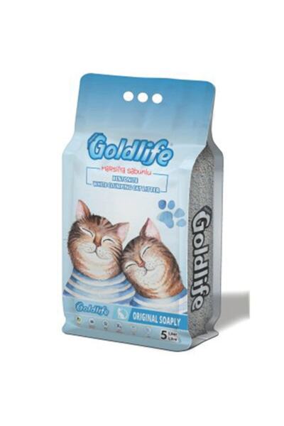 Goldlife Premium Marsilya Sabunlu Kedi Kumu 5 Lt