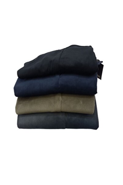 Doratte Moda Kadife Pantolon (klasik Kesim Fitilli Yüksek Bel Içi Polarlı Termal Baba Sıcak Tutar Kışlık Ürün