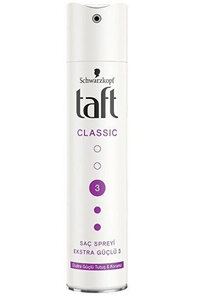 Taft Marka: Classic Ekstra Güçlü Saç Spreyi 250 Ml Kategori: Saç Spreyi