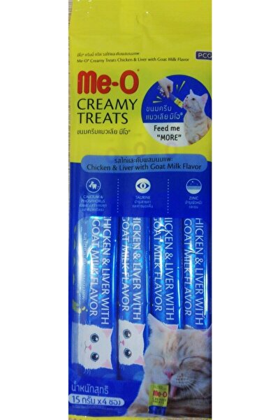 me-o Tavuk & Ciğer Ve Keçi Sütlü Jel Mama 12 Li No:8