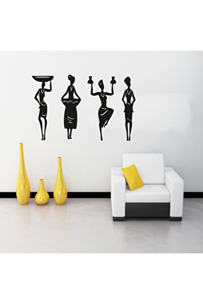 GİZEM SHOP Afrikalı Kadınlar Duvar Dekoru Himba Kabilesi Duvar Süsü, Ahşap La...