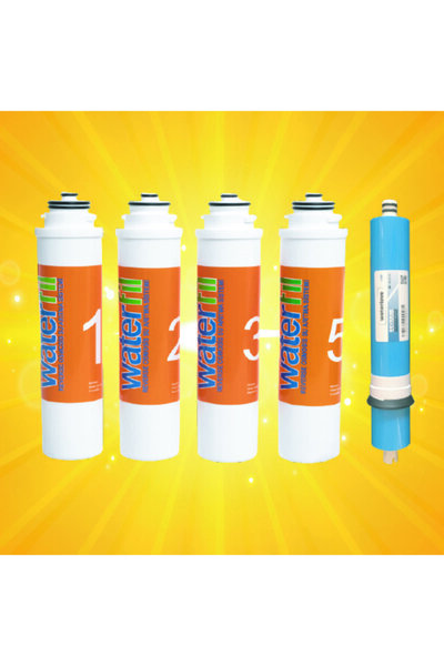 Genel Markalar Waterlife Filtre 5 'li Set Waterlife Su Arıtma Filtresi