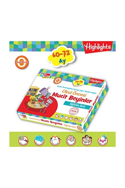 Dikkat Atölyesi Yayınları Okul Öncesi Mucit Beyinler Eğitim Seti 60-72 Ay