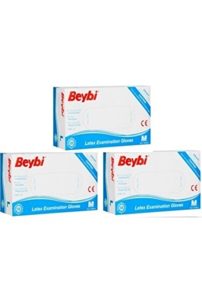 Beybi قفازات بودرة (3 علب)