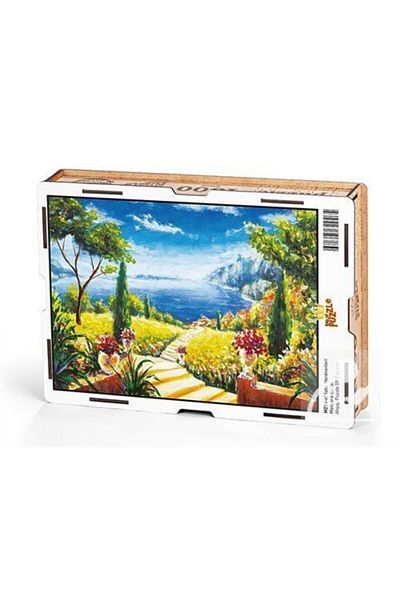 King Of Puzzle Coast Stairs Wooden Puzzle 1000 Pieces (mz15-m)