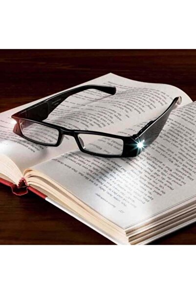 rennway Practical Glassless Book Lighting Glasses Reading Lamp with LED Light
