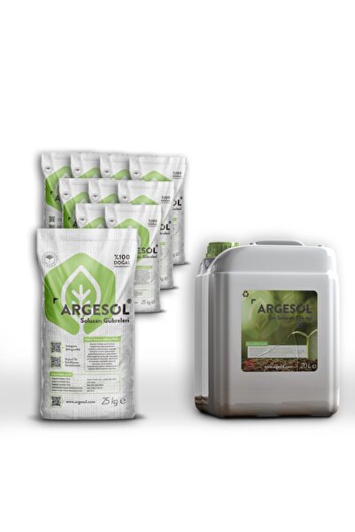Argesol Tarım 250 Kg Solucan Gübresi & 20 L Sıvı Solucan Gübresi