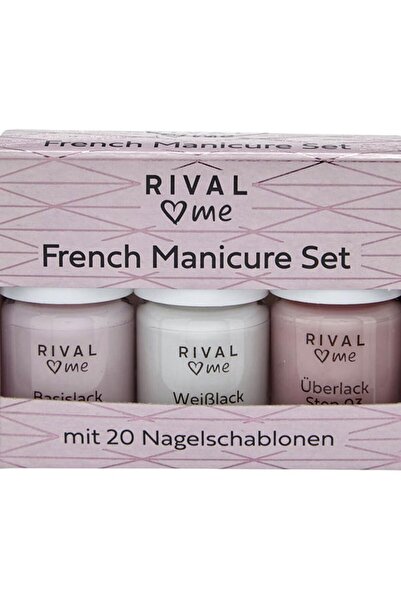 Rival Loves Me French Oje Manikür Seti + 20 Şablon 12 Ml ti