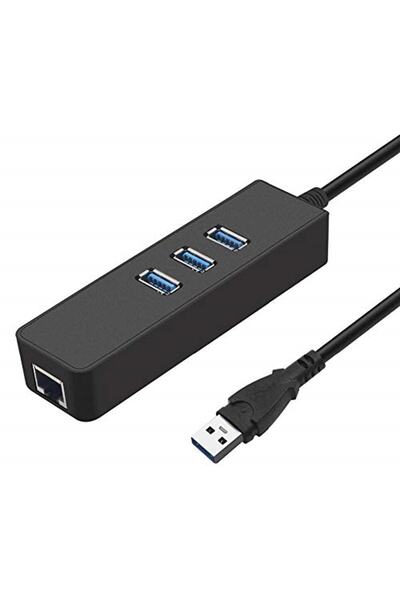 Alfais Marka: 4263 Usb 3.0 To Ethernet Gigabit Rj45 3 Port Hub Çoklayıcı Adaptör Kategori: Hdmı Kab