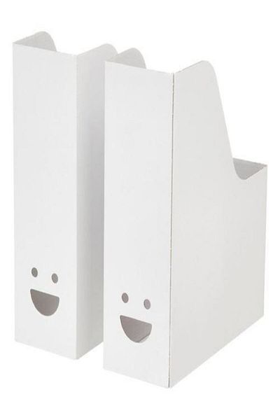IKEA Tjabba Gülenyüz 2 Piece Box Folder 2Pcs