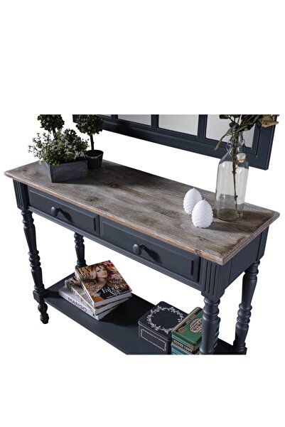 Albero Home Barbery Gri Masif Dresuar Ayna Takım