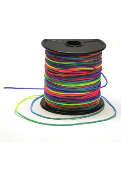 Bi hızlı 1.1 Mm Parachute Rope (100 Meters Coil) Rainbow Color