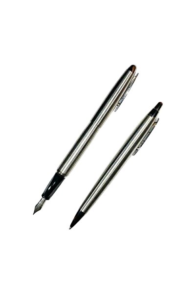 Scrikss Sckriss 781 Krom Gövde Dolma Ve Tükenmez Kalem Seti