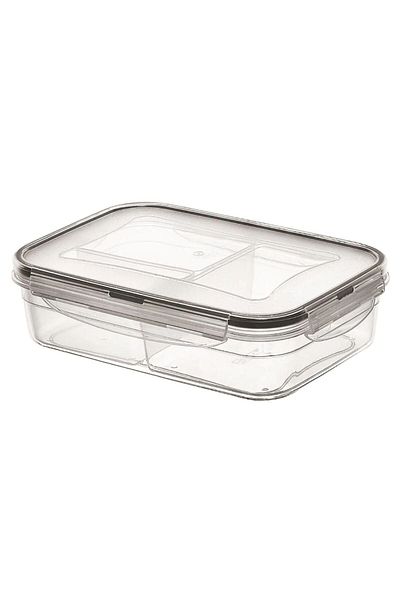 Buffer ® حاوية تخزين طعام سعة 1 لتر مع 3 أقسام وغطاء قابل للقفل LC-510