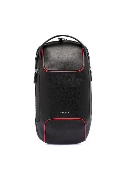 Tergan Black Leather Men's Bag 21455s6l