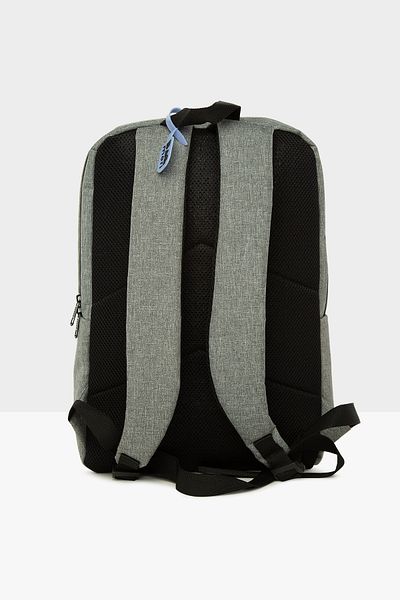 Bagmori Rucsac gri pentru laptop pentru femei, cu detaliu cusătură M000006523