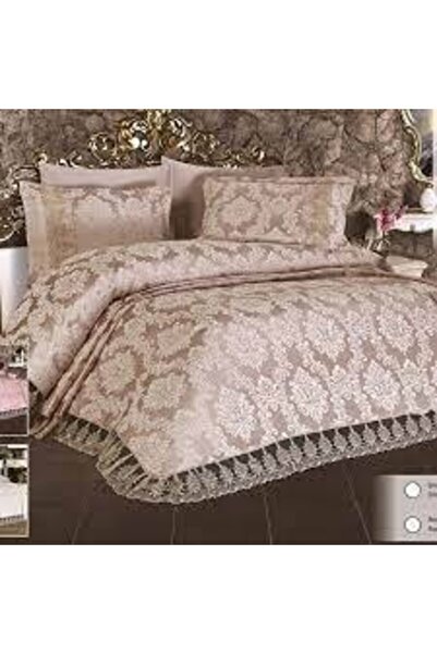 Bella Jardin طقم بيكيه شينيل 3 قطع بيج 250x260 سم